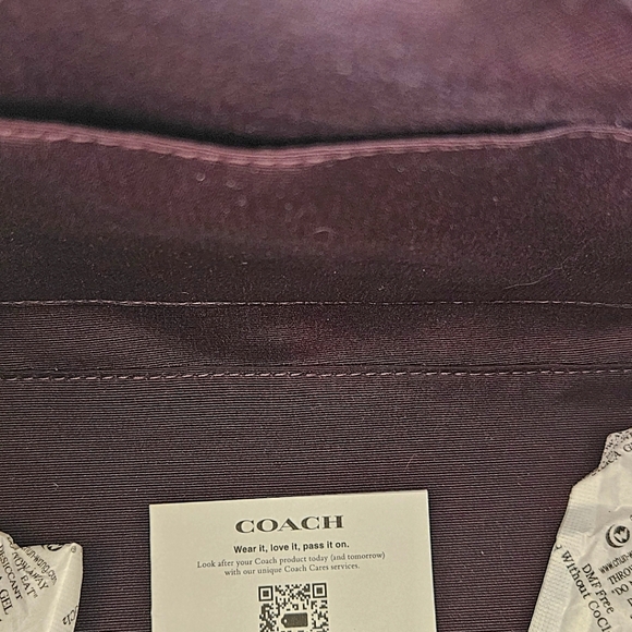 🔥 NWT Coach Black Diamond Puffer Rowan Purse 🔥 - Picture 7 of 12
